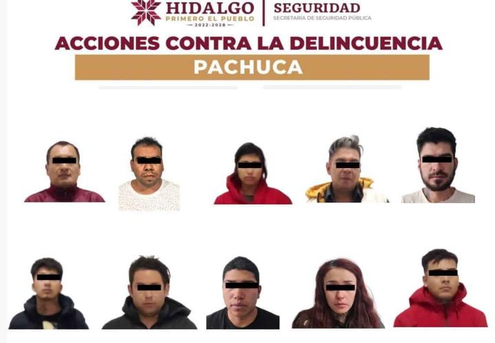 Desarticula SSPH a banda dedicada al robo de tiendas