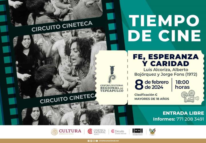 Llegan filmes de Cineteca Nacional a Centros Culturales Regionales