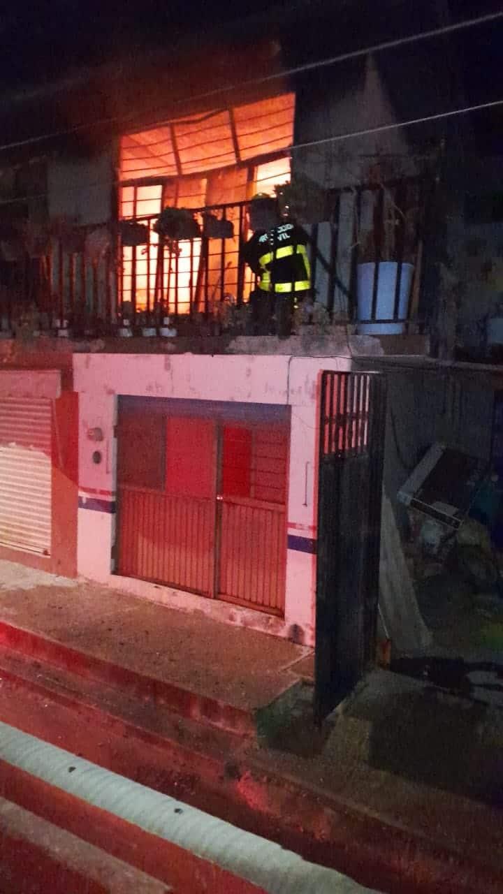 Incendio en una vivienda