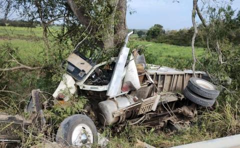 Camionero salvó la vida de milagro