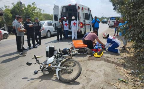 MOTOCICLISTAS SE ACCIDENTARON