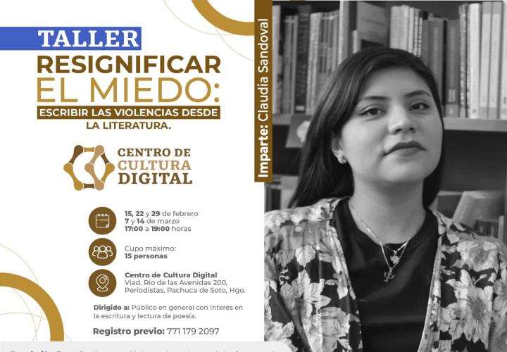 Imparte escritora Claudia Sandoval taller sobre resignificar el miedo