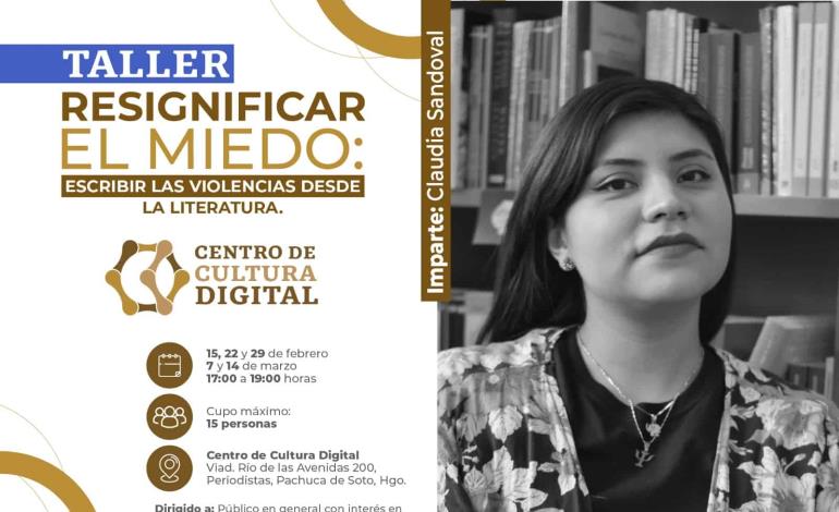 Imparte escritora Claudia Sandoval taller sobre resignificar el miedo