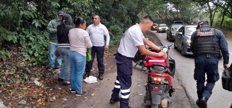 JOVEN HERIDA EN ACCIDENTE