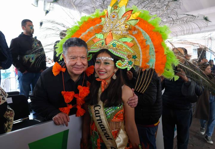 Presente la magia de los carnavales  en Plaza Juárez