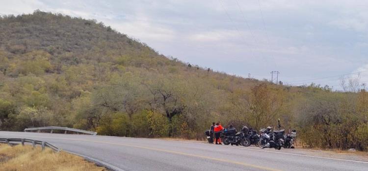 Biker derrapó  en la rúa 70