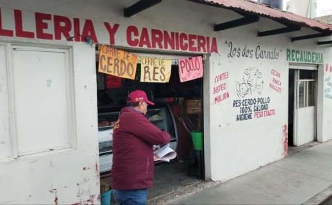 Acciones de vigilancia sanitaria a establecimientos que procesan carne para consumo humano en la Jurisdicción sanitaria Tulancingo