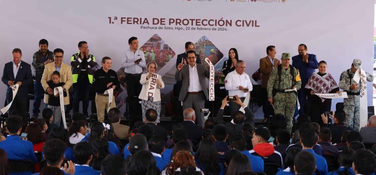 Se realiza Primera Feria de Protección Civil en Hidalgo