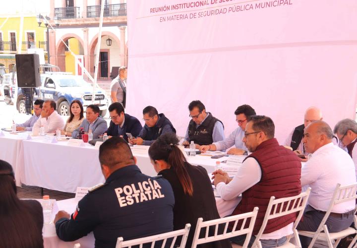 Gabinete de Seguridad evalúa a las policías de la Sierra Gorda