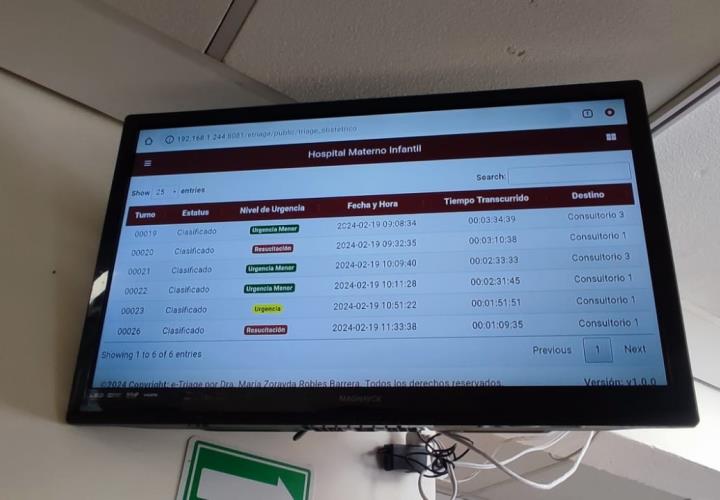 Sistema TRIAGE obstétrico en Hidalgo es referente nacional: SSH