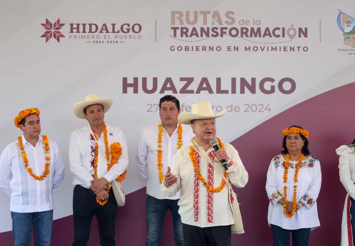 La transformación se hace presente en Huazalingo a través de mejoras en su infraestructura