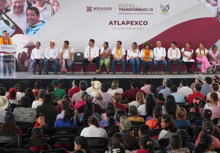 Menchaca Salazar se compromete a potencializar la transformación de Atlapexco