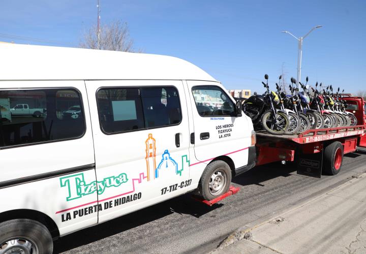 Retiran transporte irregular en la región Tizayuca