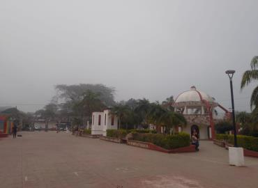 Neblina cubrió la cabecera municipal