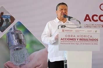 Anuncia Menchaca Salazar nueva inversión para garantizar acceso al agua