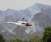 Apoyarán helicópteros en incendios forestales