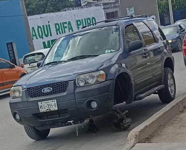 Jovencita lesionada