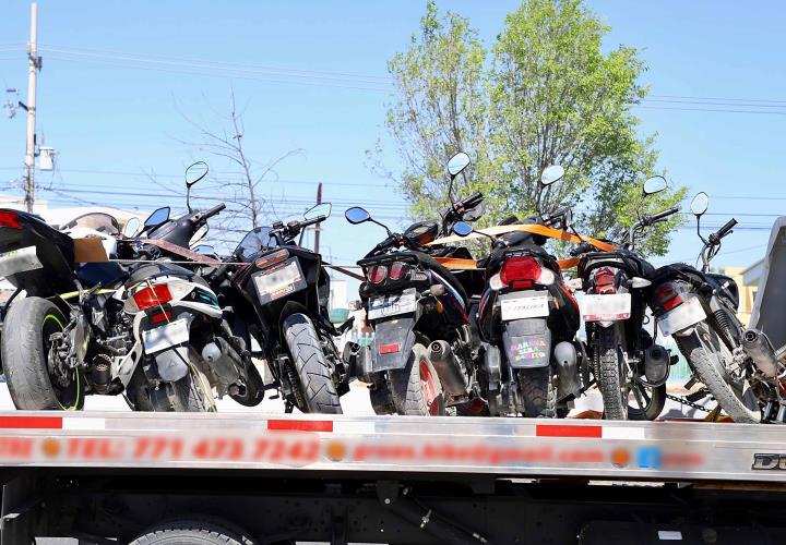 Operativo derivó en detenciones y decomiso de "mototaxis" en Tizayuca