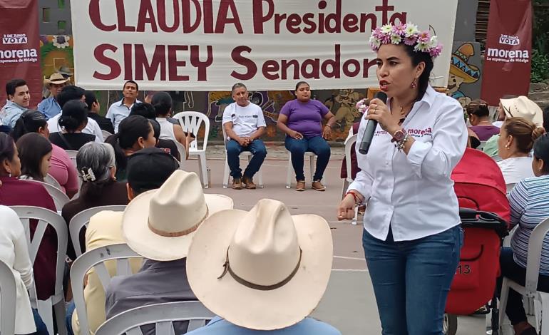 Simey Olvera recorrió Orizatlán y Huitzitzilingo