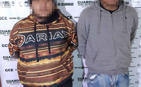 Dos detenidos con marihuana 
