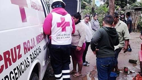 Menor lesionado con llanta de bici