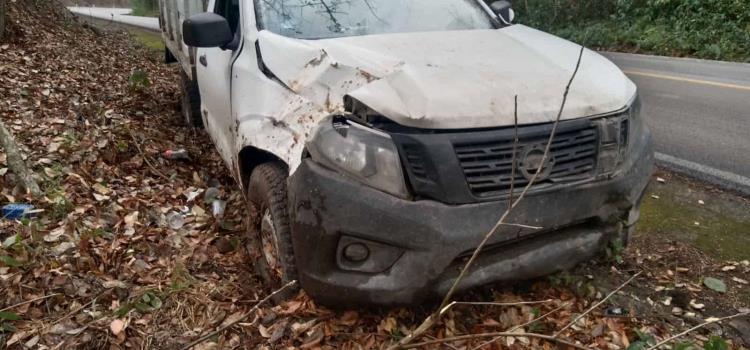 Chocó vehículo contra un árbol