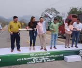 Inauguró Gobernador carretera a El Naranjo