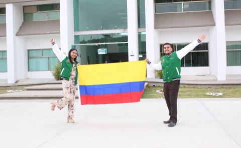 Estudiantes de la UTMZ representan a Hidalgo en Colombia