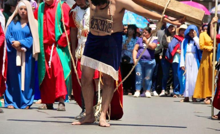 Representaron la Pasión de Cristo