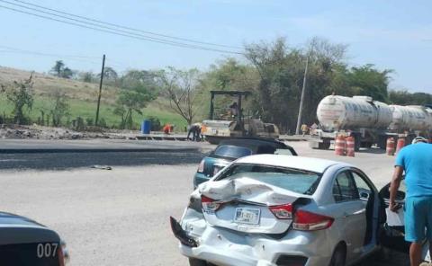 Familia lesionada en fuerte choque           
