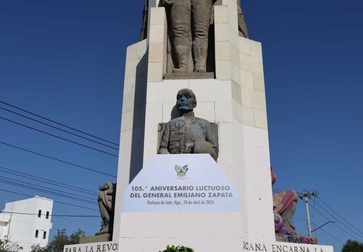 Guardia de honor para recordar al general Emiliano Zapata Salazar