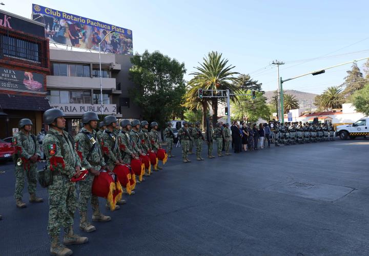 Guardia de honor para recordar al general Emiliano Zapata Salazar