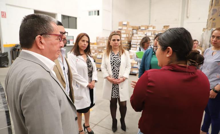 SSH en coordinación con IMSS Bienestar a han realizado una serie de visitas a los tres almacenes médicos de la región