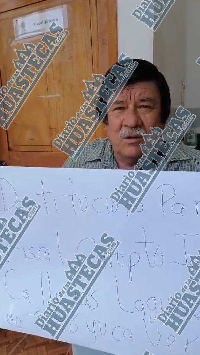 Víctima protesta en la Fiscalía