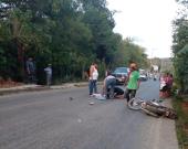 Ebrio motociclista provoca choque en San Martín