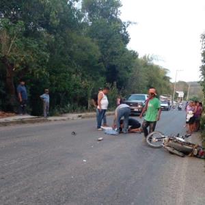 Ebrio motociclista provoca choque en San Martín