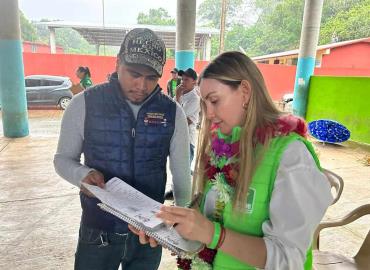 Firme respaldo del pueblo Ing. Marichuy en Coaquentla