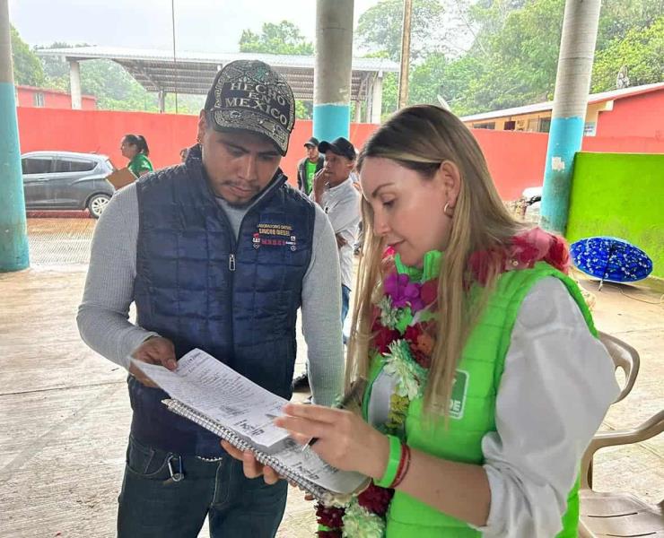 Firme respaldo del pueblo Ing. Marichuy en Coaquentla
