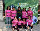 Dan patada inicial a torneo de futbol para niñas en Tamazunchale