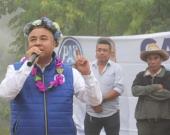 Gabino Hernández Vite lleva mensaje a los habitantes de Cerro El Alto
