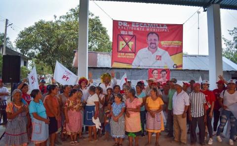 Compromiso del Dr. Escamilla con las localidades de San Felipe Orizatlán