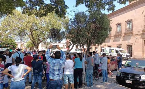 Manifestación de familiares de jóvenes desaparecidos