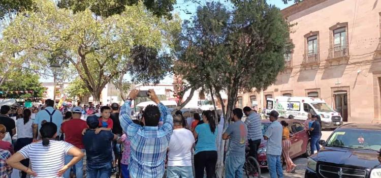 Manifestación de familiares de jóvenes desaparecidos