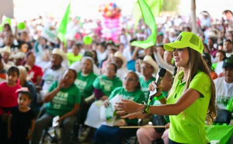 Duplicaremos apoyos económicos a adultos mayores y madres solteras: Ruth González