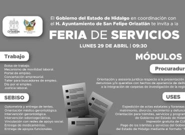 Habrá feria de servicios estatales en Orizatlán