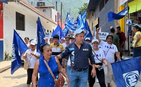 Ve Matlapa en Isaí desconfianza; el PAN será historia