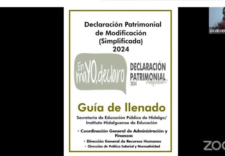 IHE realizó plática informativa sobre declaración patrimonial