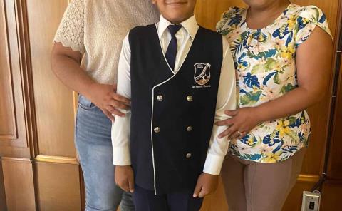 Exon es orgullo para su familia 
