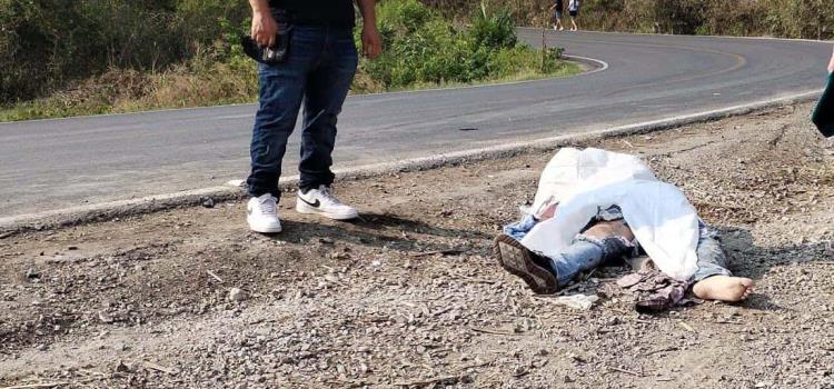 SE MATÓ JOVEN MOTOCICLISTA