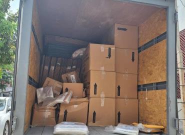 Arribaron camiones de material electoral al  CEEPAC